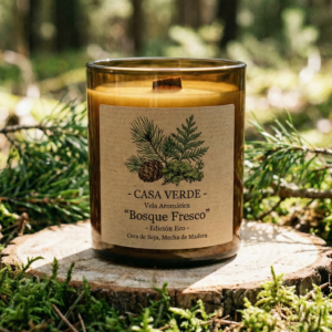Vela Aromática “Bosque Fresco” (Edición Eco)